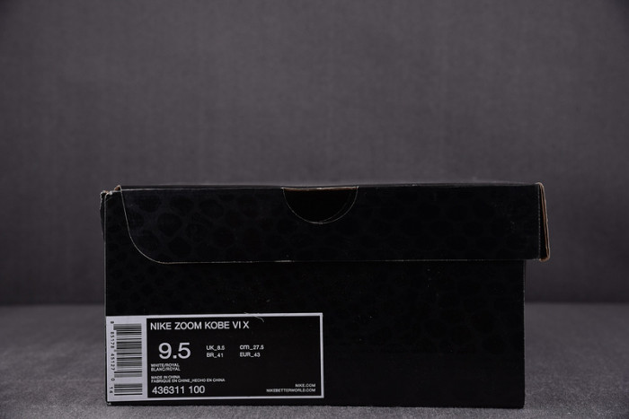 Nike Zoom Kobe VI Protro 6 White Royal Black 436311-100